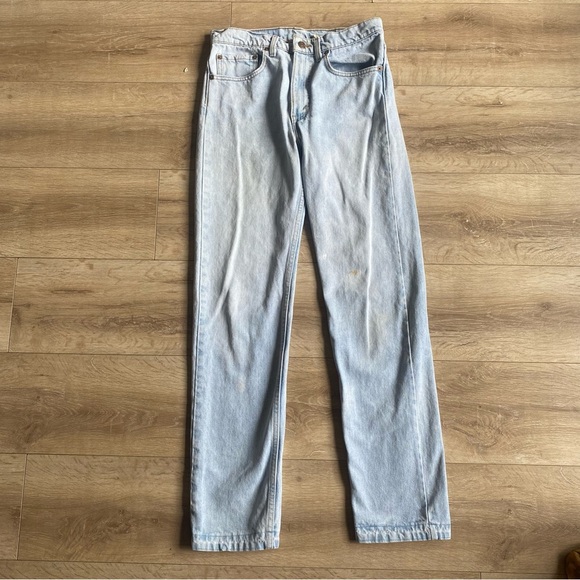 Vintage Levi’s 505 jeans light wash red tag mom jeans denim made in USA - Picture 3 of 13